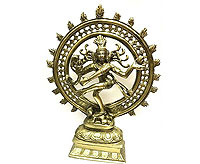 Shiva Nataraja bailando dorada venta por mayor